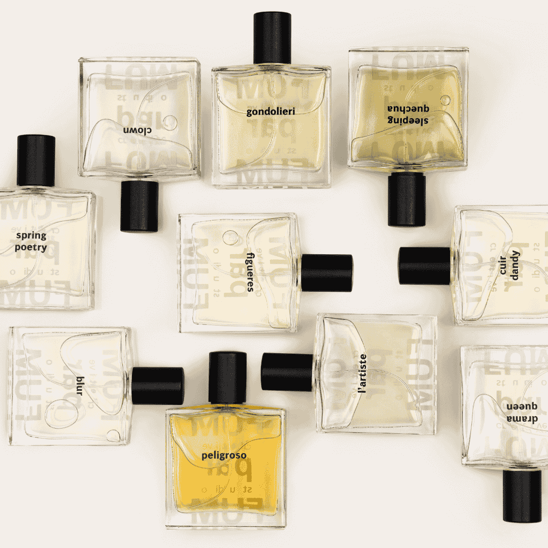 Gruppenbild der FUMparFUM Düfte als Mood Image