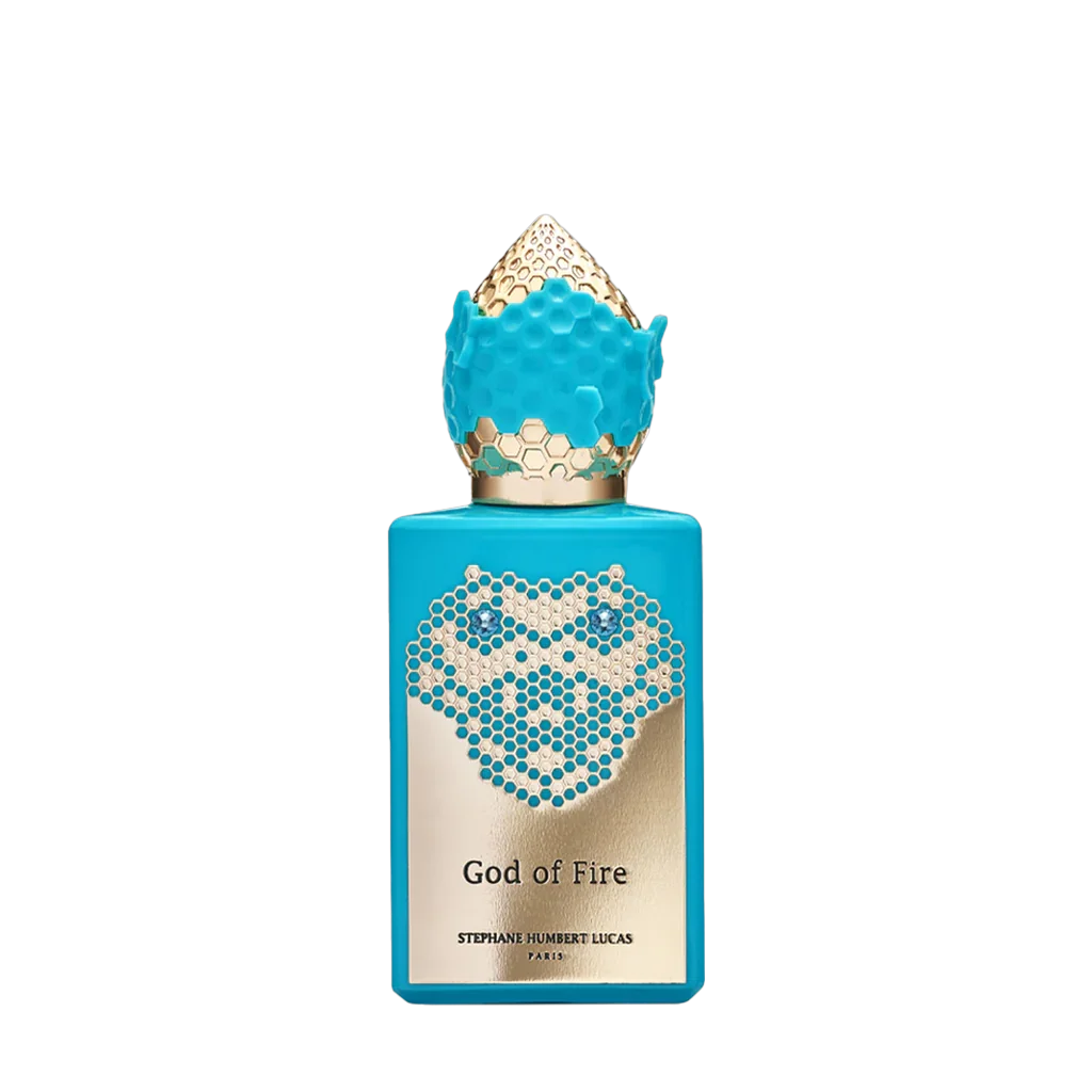 Flakon von God of Fire – leuchtend-türkiser Nischenduft von Stéphane Humbert Lucas bei scent amor kaufen
