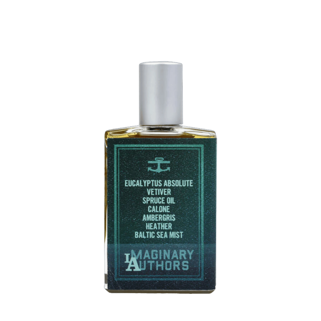 Rückseite des Flakons von Imaginary Authors EVERY STORM A SERENADE Eau de Parfum – kunstvolles Parfum mit maritimer Eleganz und frischer Ausstrahlung bei scent amor