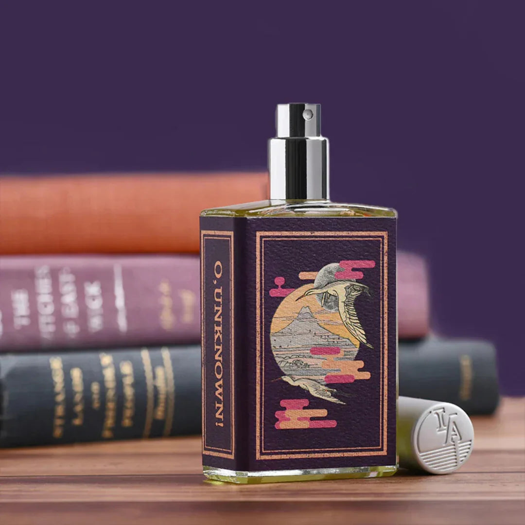 Geöffneter Flakon von Imaginary Authors O, Unknown! Eau de Parfum – luxuriöser Nischenduft mit literarischer Inspiration bei scent amor