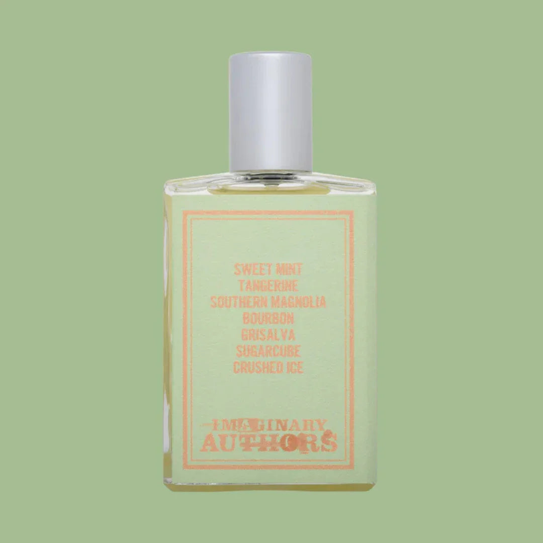 Rückseite des Flakons von Imaginary Authors SAINT JULEP Eau de Parfum – kunstvoll gestaltetes Parfum mit sommerlichem Charakter bei scent amor