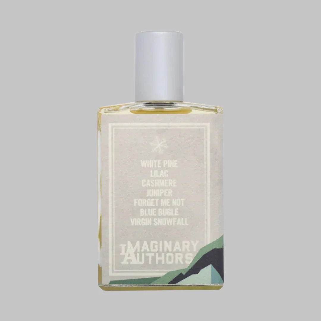 Rückansicht des Flakons von Imaginary Authors The Language of Glaciers Eau de Parfum – elegantes Unisex-Parfum online bei scent amor kaufen