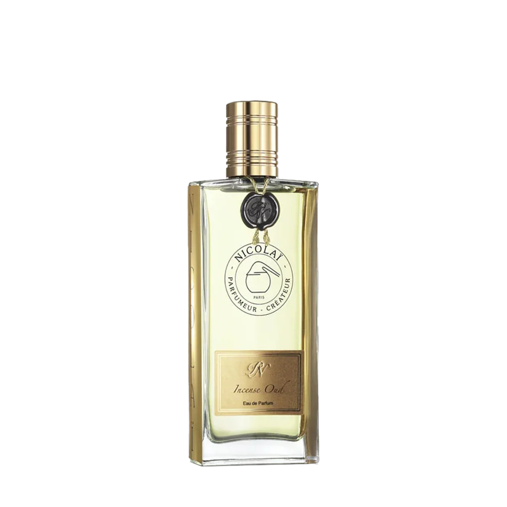 Nicolaï INCENSE OUD Eau de Parfum Flakon freigestellt frontal scent amor