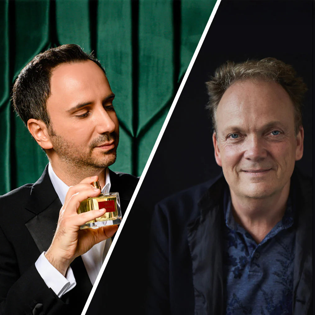 Porträts von Manos Gerakinis und Georg R. Wuchsa als Titelbild für ein Interview