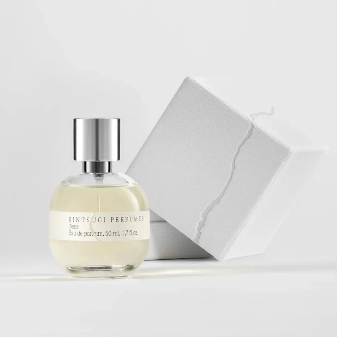 DEUS Flakon mit Verpackung – intensiver Duft von Kintsugi Perfumes jetzt online bei scent amor