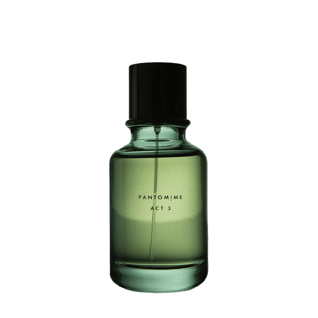 Flakon von Pantomime ACT III Eau de Parfum mit klarem Design und tranparenter Duftflüssigkeit