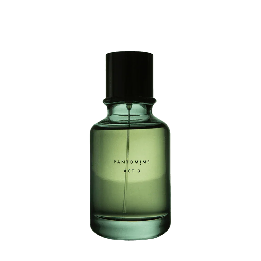 Flakon von Pantomime ACT III Eau de Parfum mit klarem Design und tranparenter Duftflüssigkeit