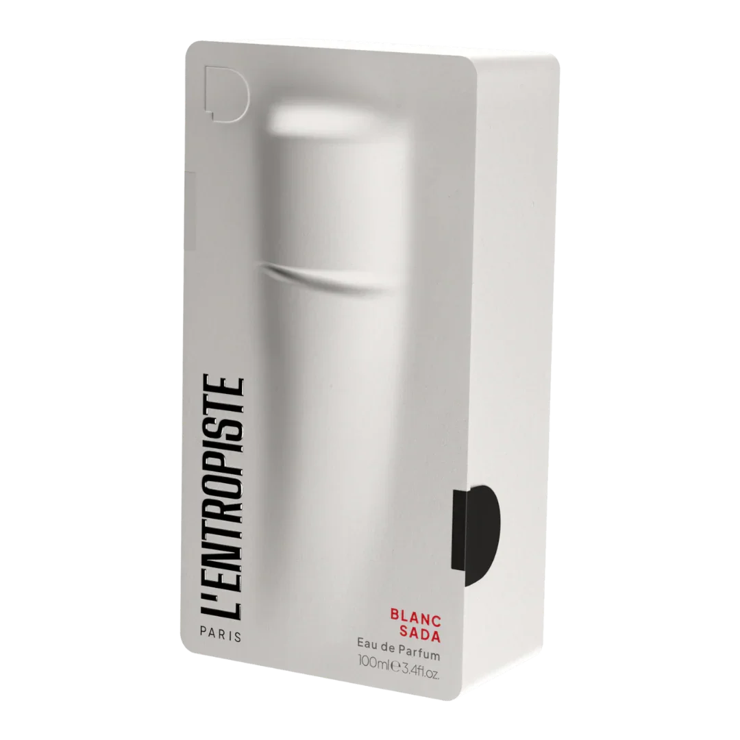 verpackung von dem eau de parfum blanc sada von l'entropiste