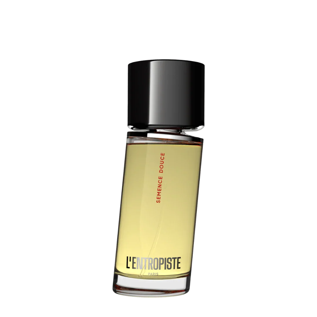 freigestellter flakon von dem unisex eau de parfum semence douce von l'entropiste
