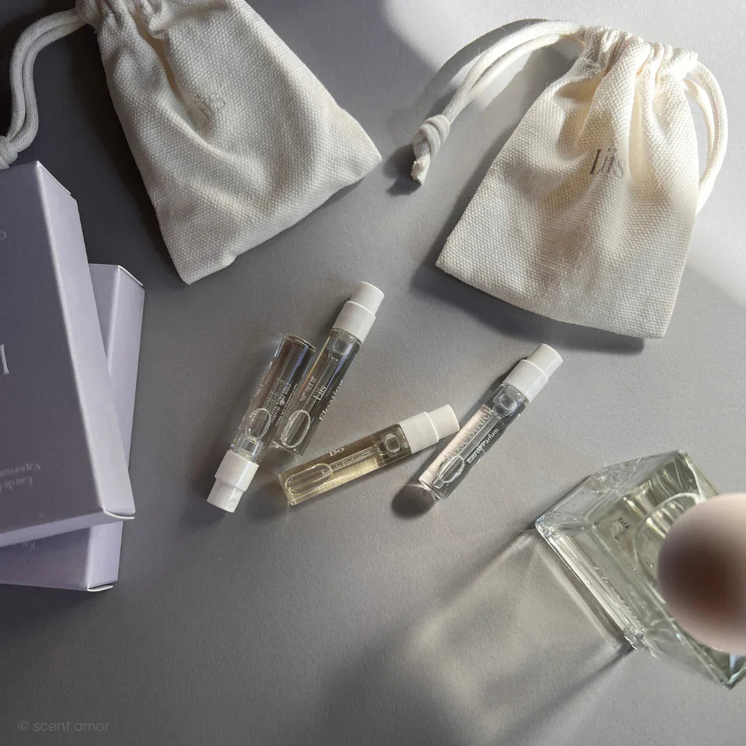 Das Liis Discovery Set – fünf Unisex-Düfte in kunstvoller Komposition bei scent amor entdecken