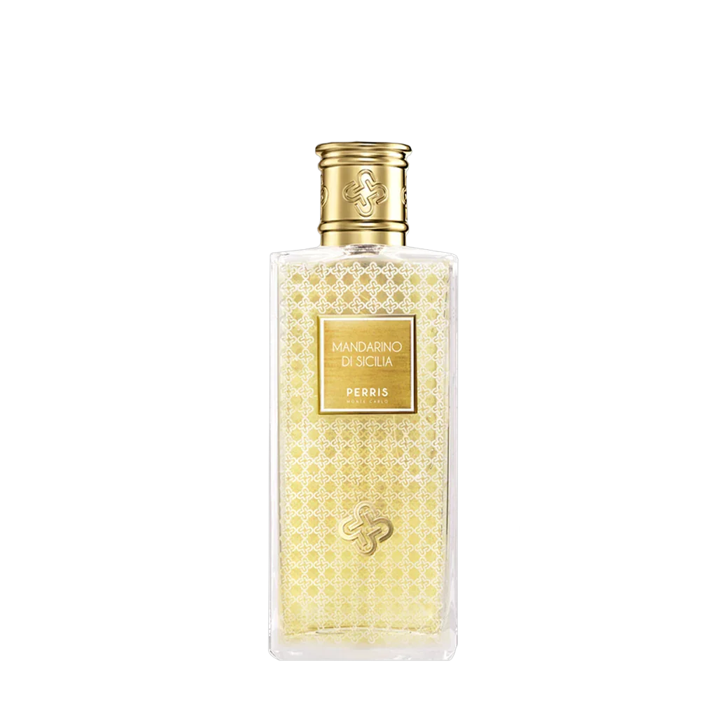 Perris Monte Carlo MANDARINO DI SICILIA Eau de Parfum Flakon freigestellt frontal scent amor