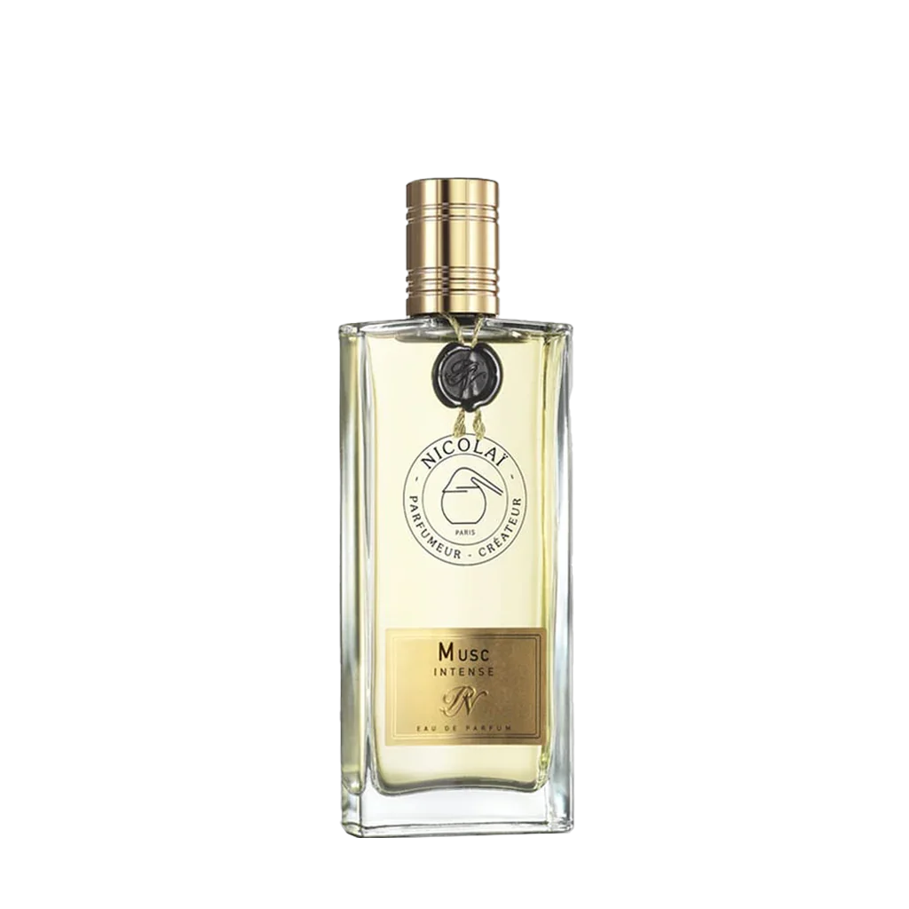 Nicolaï MUSC INTENSE Eau de Parfum Flakon freigestellt frontal scent amor