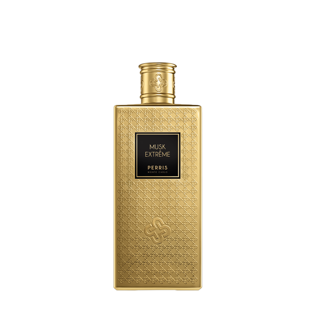 Perris Monte Carlo MUSK EXTRÊME Eau de Parfum Flakon freigestellt frontal scent amor