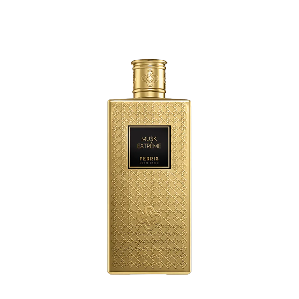 Perris Monte Carlo MUSK EXTRÊME Eau de Parfum Flakon freigestellt frontal scent amor