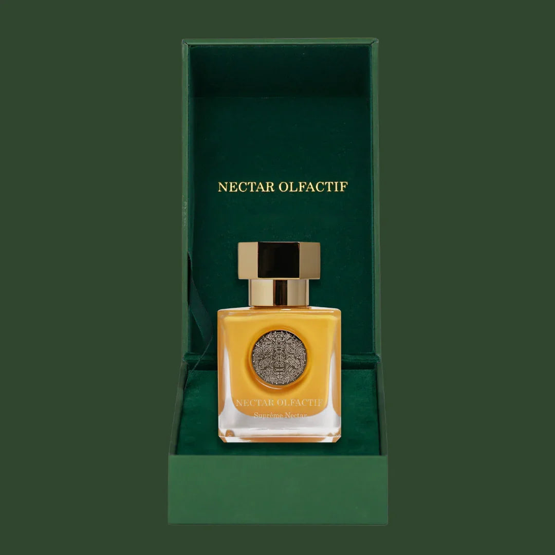 Nectar Olfactif SUPRÊME NECTAR Eau de Parfum Flakon Umverpackung offen bei scent amor