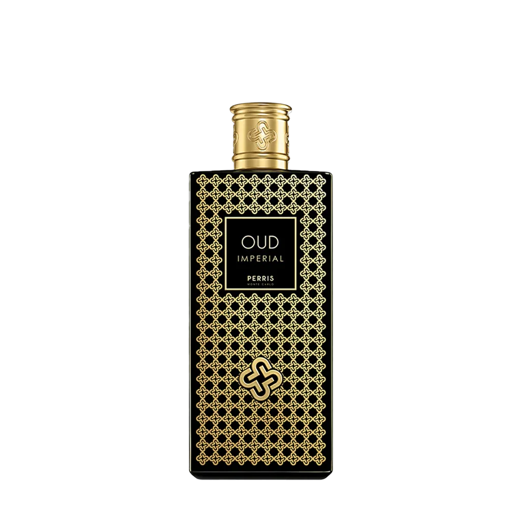Perris Monte Carlo OUD IMPERIAL Eau de Parfum Flakon freigestellt frontal scent amor