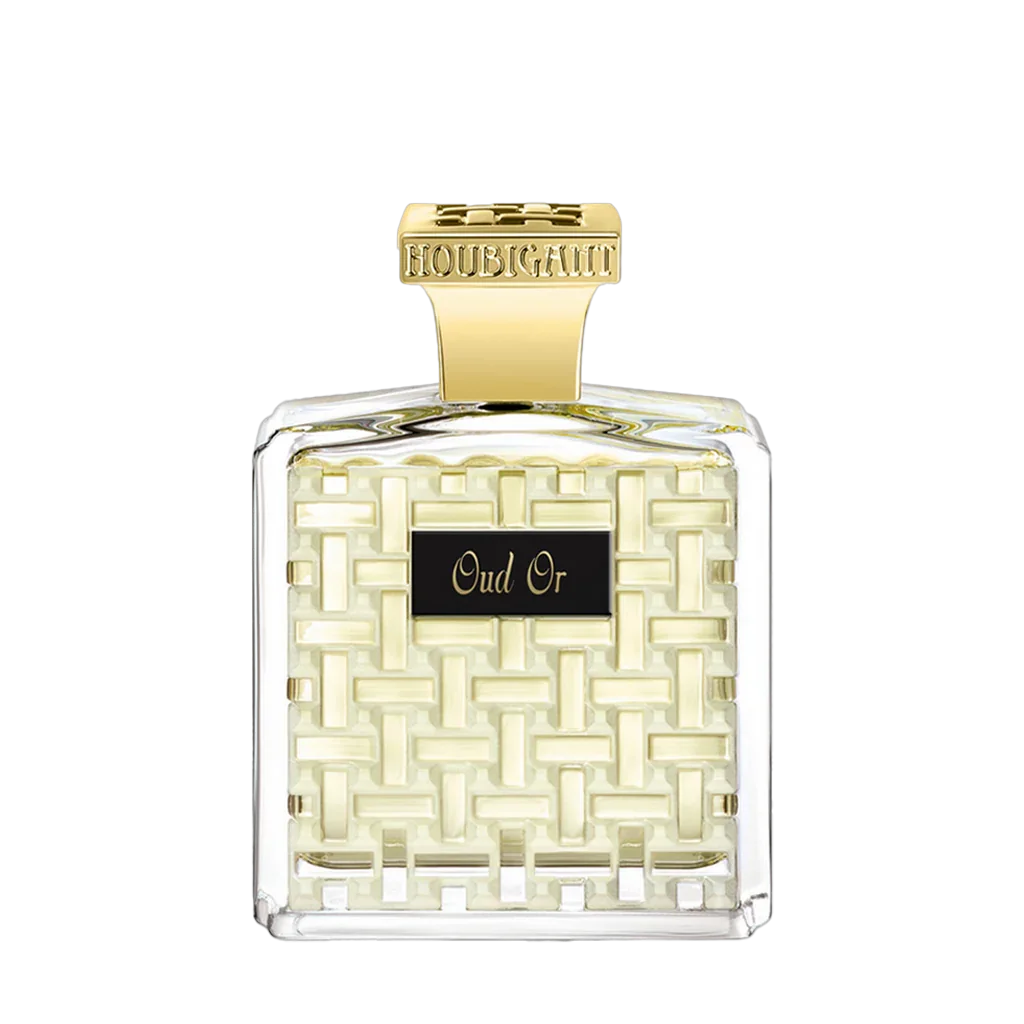 Houbigant Paris OUD OR Eau de Parfum Flakon freigestellt frontal scent amor