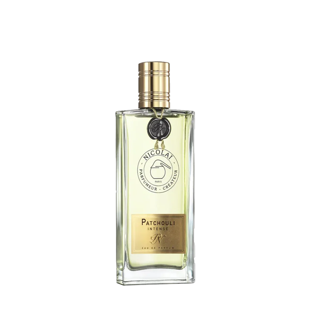 Nicolaï PATCHOULI INTENSE Eau de Parfum Flakon freigestellt frontal scent amor