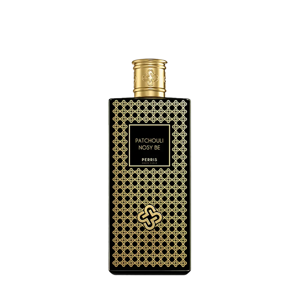 Perris Monte Carlo PATCHOULI NOSY BE Eau de Parfum Flakon freigestellt frontal scent amor