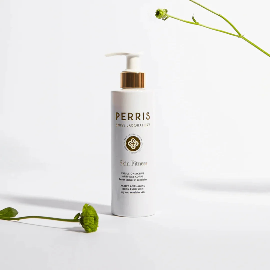 Straffende Körperpflege mit Hyaluron & Antioxidantien – BODY EMULSION von Perris Swiss jetzt bei scent amor erleben