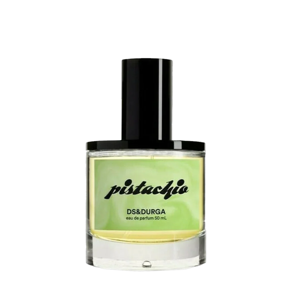 Flakon von Pistachio Eau de Parfum von D.S. & Durga – süß-nussiger Unisex-Gourmandduft mit Pistazie und Vanille bei scent amor