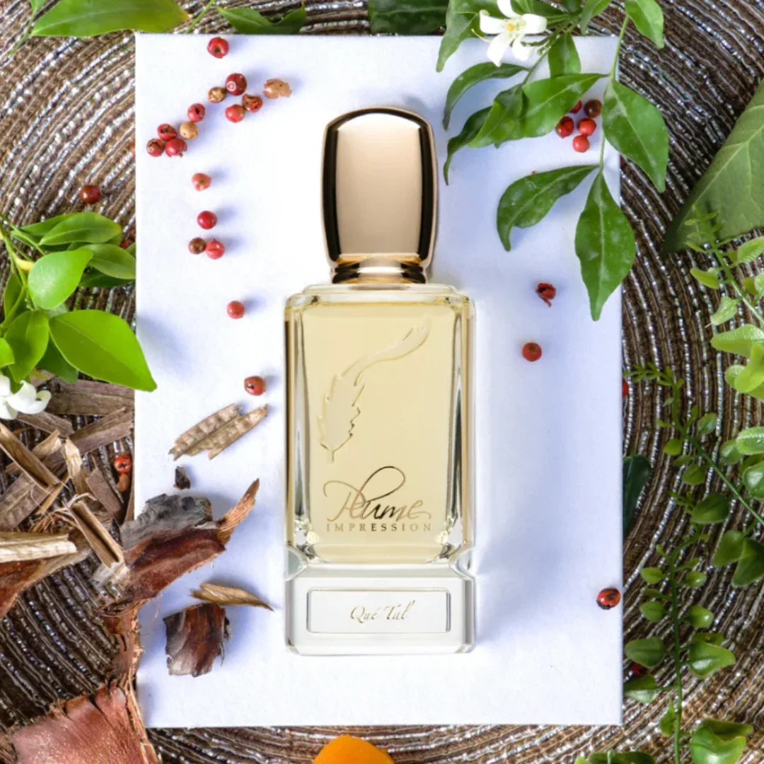 Plume Impression QUE TAL – langanhaltendes Eau de Parfum mit orientalischen Holznote & Jasmin, bei scent amor entdecken