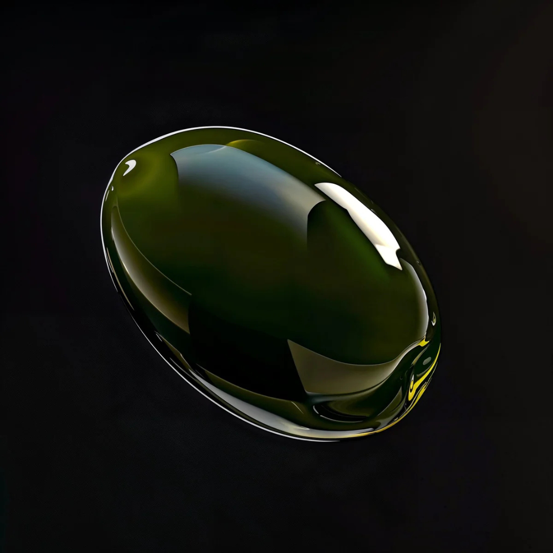 Première Peau Nuit Élastique Extrait de Parfum – grüne Blase als künstlerisches Detailbild, Sinnbild für Spannung und avantgardistische Duftkunst bei scent amor