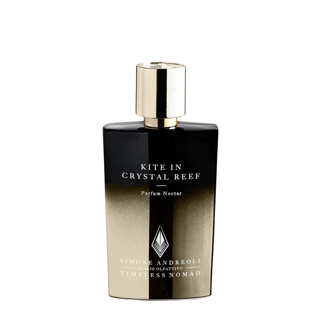 Freigestellter Flakon von Simone Andreoli Kite in Crystal Reef Parfum Nectar – maritimer Duft voller Frische und Eleganz bei scent amor entdecken