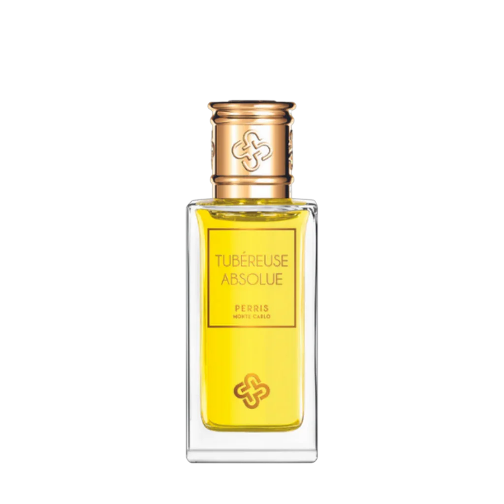 Perris Monte Carlo TUBÉROSE ABSOLUE Extrait de Parfum Flakon freigestellt frontal scent amor