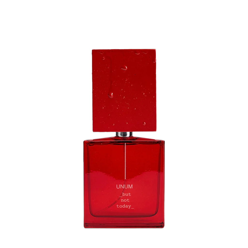 Filippo Sorcinelli UNUM BUT NOT TODAY Extrait de Parfum freigestellter Flakon frontal scent amor Nischenduft