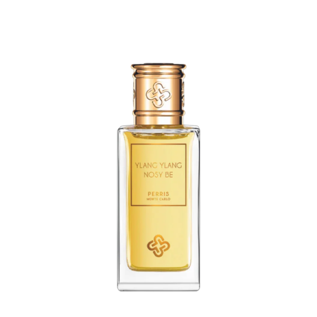 Perris Monte Carlo YLANG YLANG NOSY BE Extrait de Parfum Flakon freigestellt frontal scent amor