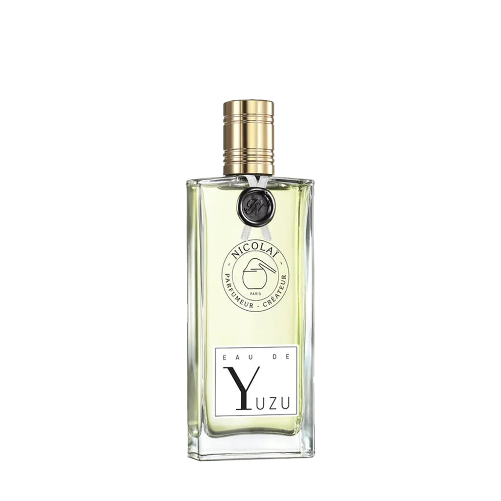 Nicolaï EAU DE YUZU Eau Fraiche Flakon freigestellt frontal scent amor