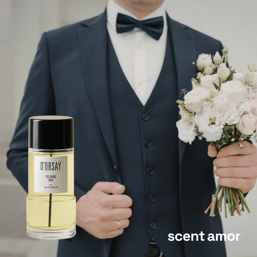 Hochzeit Bräutigam Hochzeitsduft D'Orsay Te Dire Qui bei scent amor Deinem Fachmann für feinste Nischenparfums