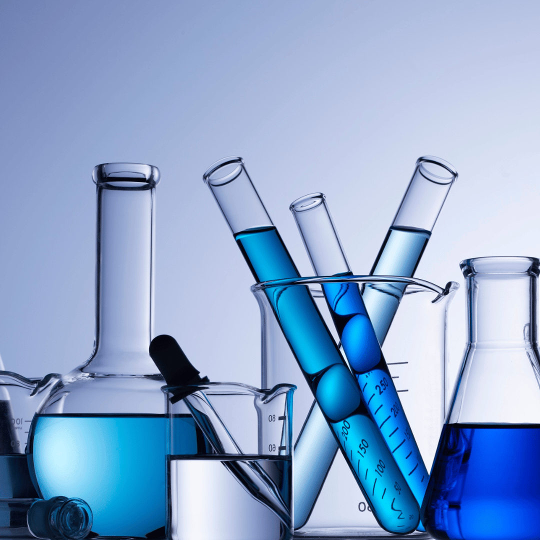 Labor Reagenzgläser blau bei scent amor