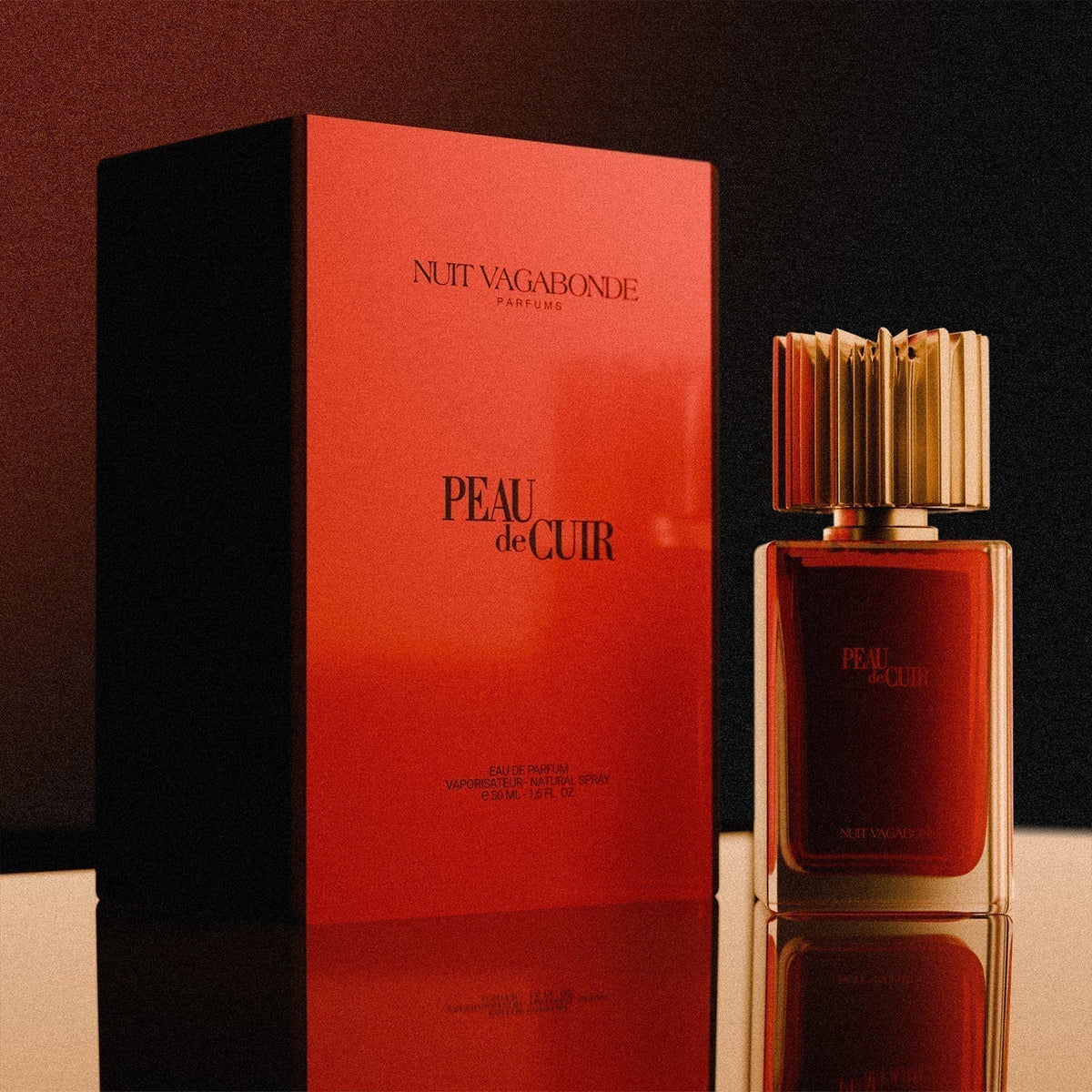 Nuit Vagabonde Peau de Cuir Nischenduft Flakon mit Box bei scent amor kuratiert von Georg R. Wuchsa
