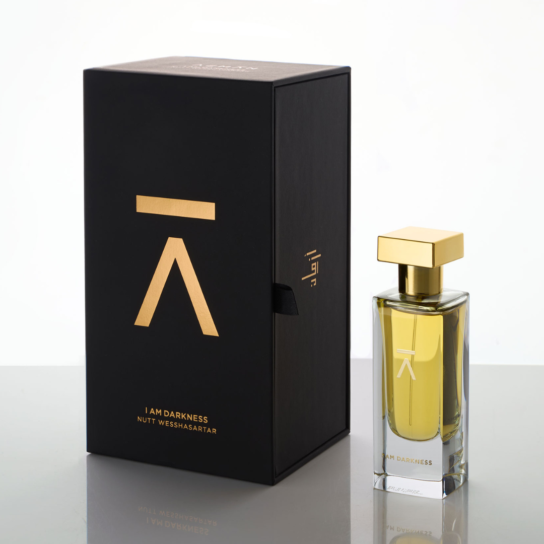 Flakon I AM DARKNESS Azmann parfum mit Karton
