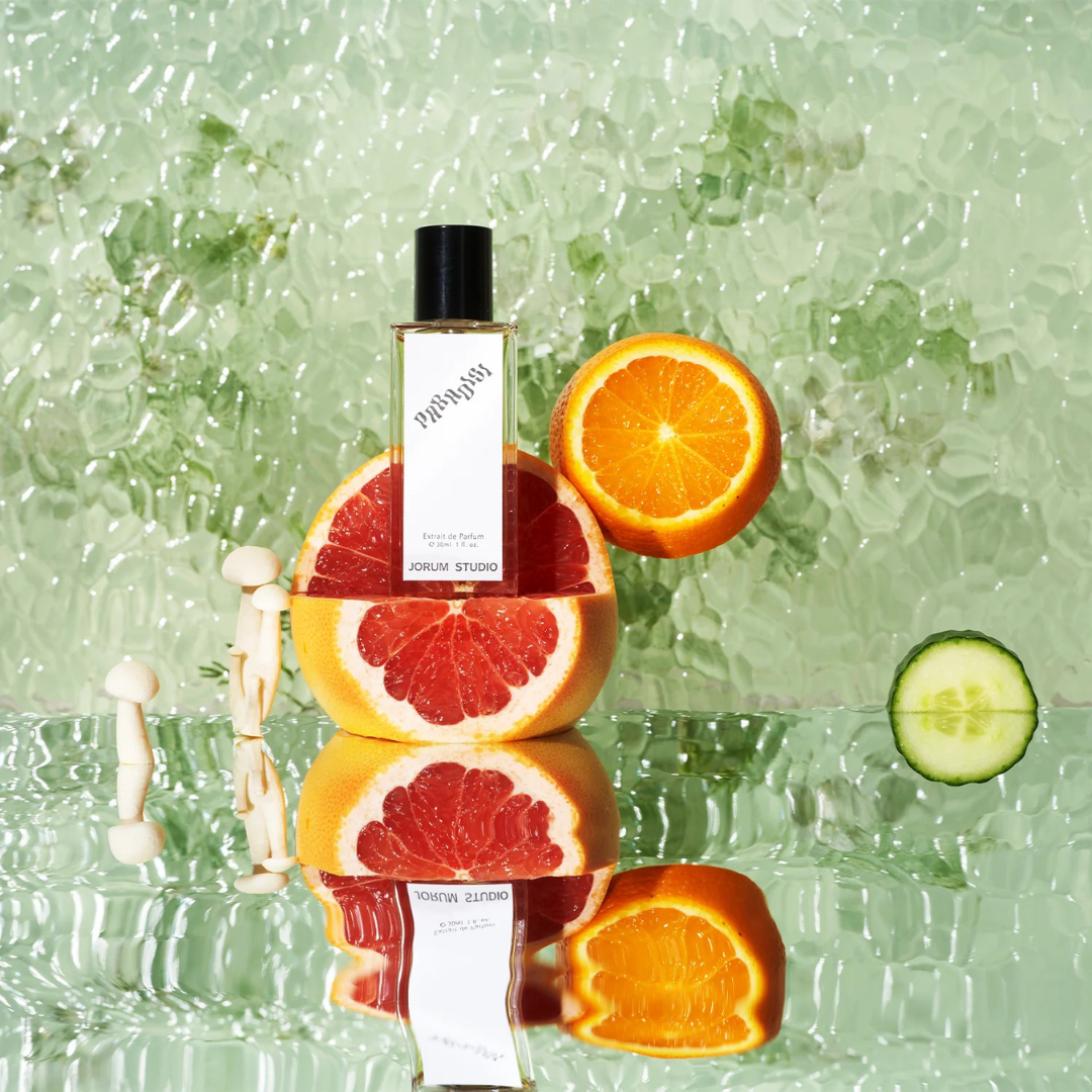 Jorum Studio PARADISI Extrait de Parfum Flakon Zitrusfrüchte Gurke