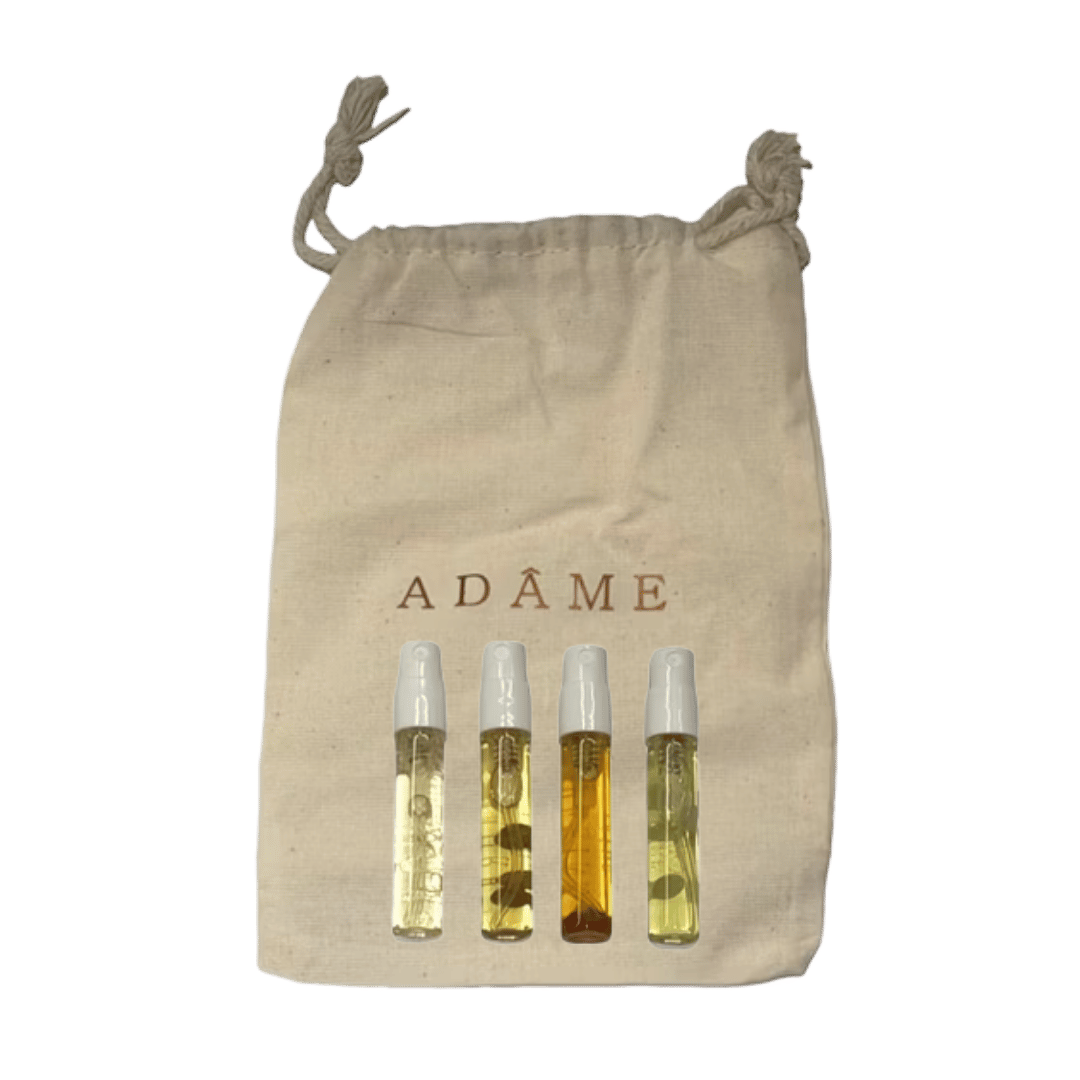 ADAME Eau de Parfum Nischendüfte Discovery Set 4 Sprayer im Jute Säckchen bei scent amor