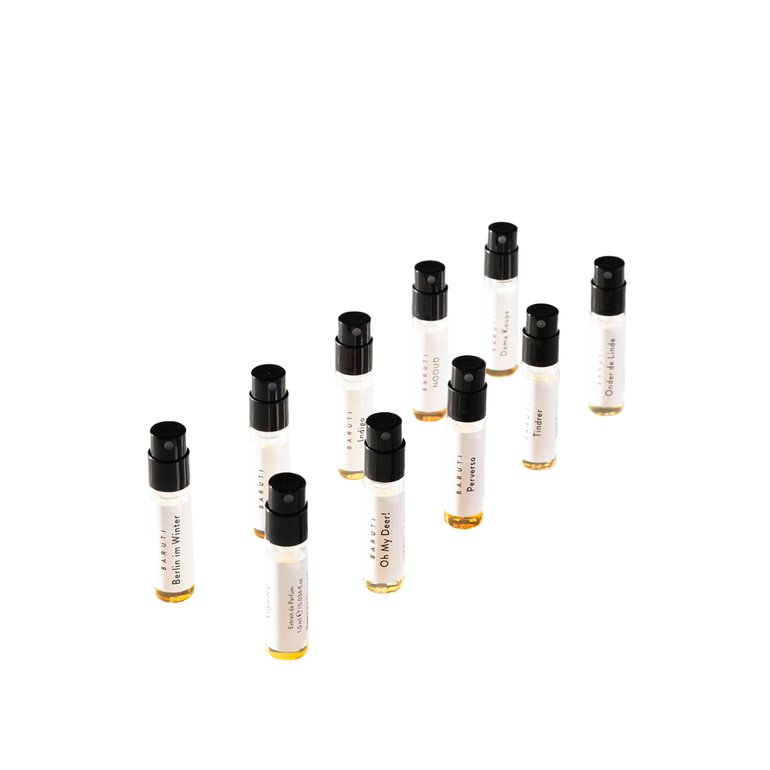 baruti perfumes exdp discovery set proben freigestellt