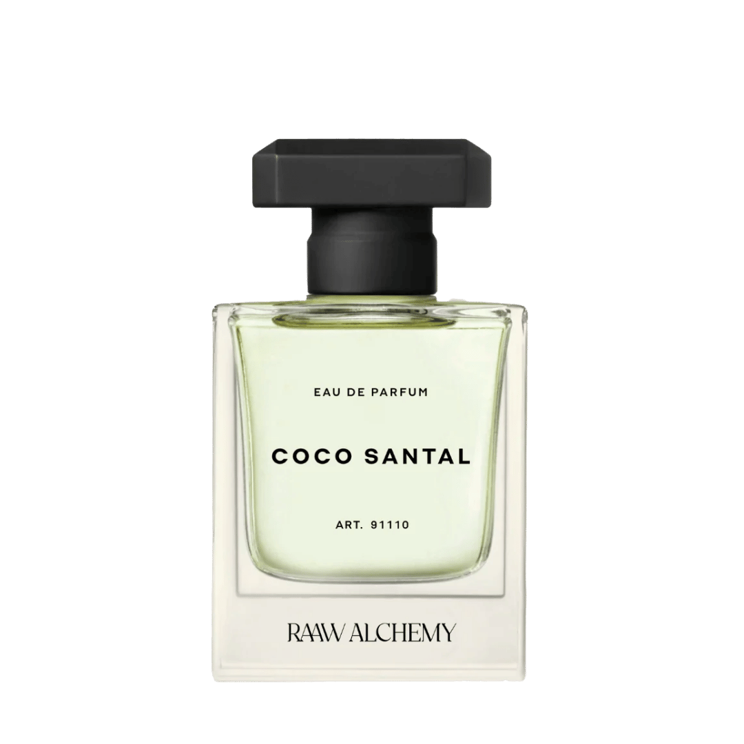 Coco Santal EdP RAAW ALCHEMY Flakon Nischenduft freigestellt bei scent amor deinem Fachmann für Nischendüfte und feine Nischenparfums.