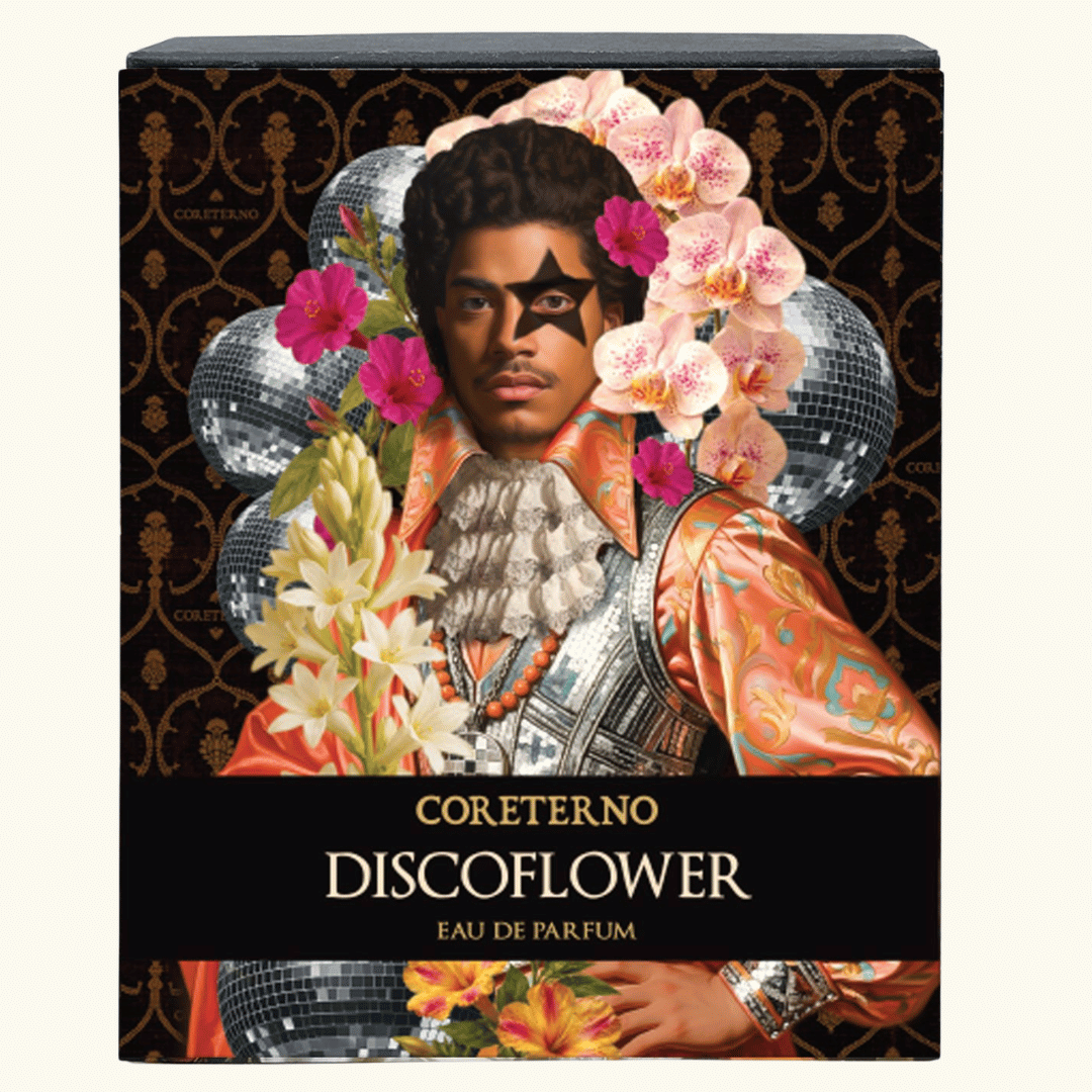Coreterno DISCOFLOWER Eau de Parfum Mann  Diskokugel bei scent amor Nischenduft