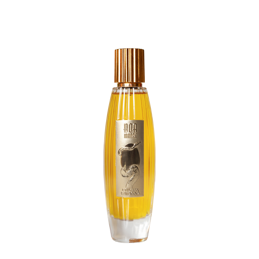 Cristian Cavagna Boa Madre, elegantes Extrait de Parfum mit Charakter - erhältlich bei scent amor, präsentiert auf transparentem Hintergrund