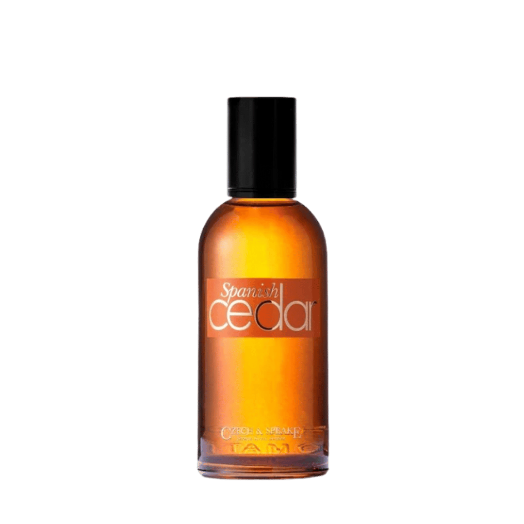 Czech & Speake SPANISH CEDAR Eau de Parfum Flakon Nischenduft in orange präsentiert bei scent amor deinem Fachmann für die besten Nischenparfums