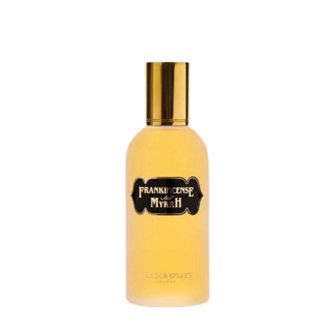 Czech & Speake FRANKINCENSE & MYRRH Eau de Parfum edler Nischenduft im freigestellten Flakon präsentiert bei scent amor und kuratiert von Georg R. Wuchsa