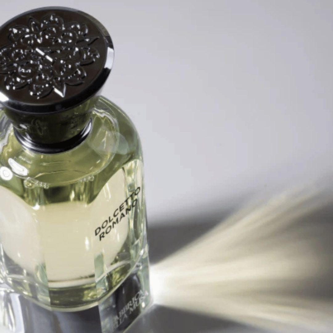 Fabbrica Della Musa DOLCETTO ROMANO Eau de Parfum Nischenduft Flakon Detail Verschlusskappe beim Spezialisten für Nischenparfum scent amor
