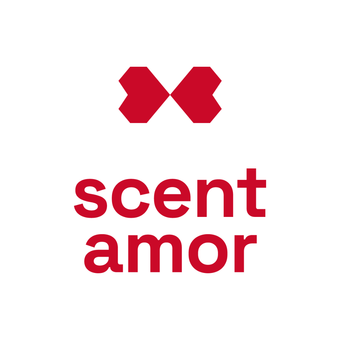 scent amor Logo als Bild und Schrift übereinander
