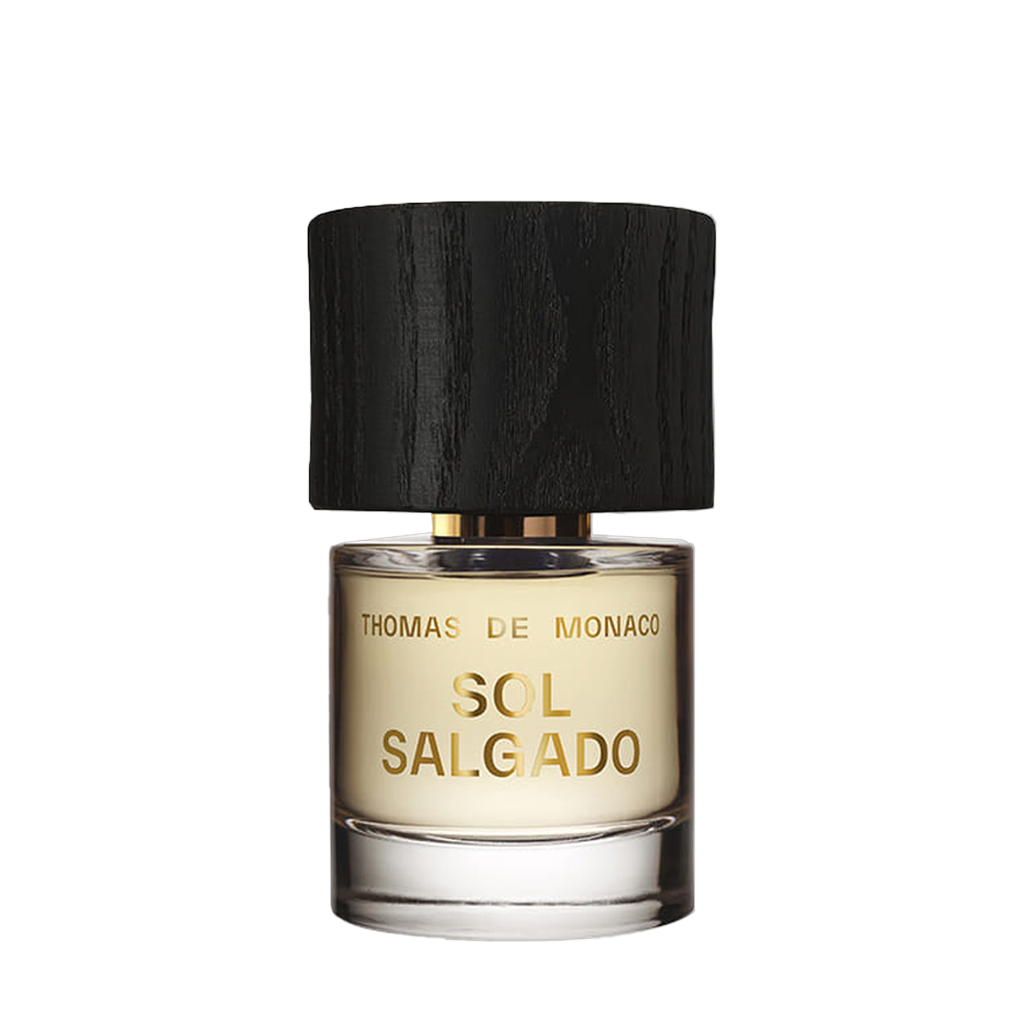 Thomas De Monaco Sol Salgado Flakon auf transparentem Hintergrund- luxuriöses Eau de Parfum im Sortiment von scent amor