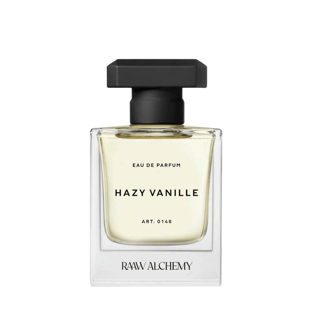 HAZY VANILLE Eau de Parfum, EdP RAAW ALCHEMY Flakon Nischenduft freigestellt bei scent amor deinem Fachmann für Nischendüfte und feine Nischenparfums.