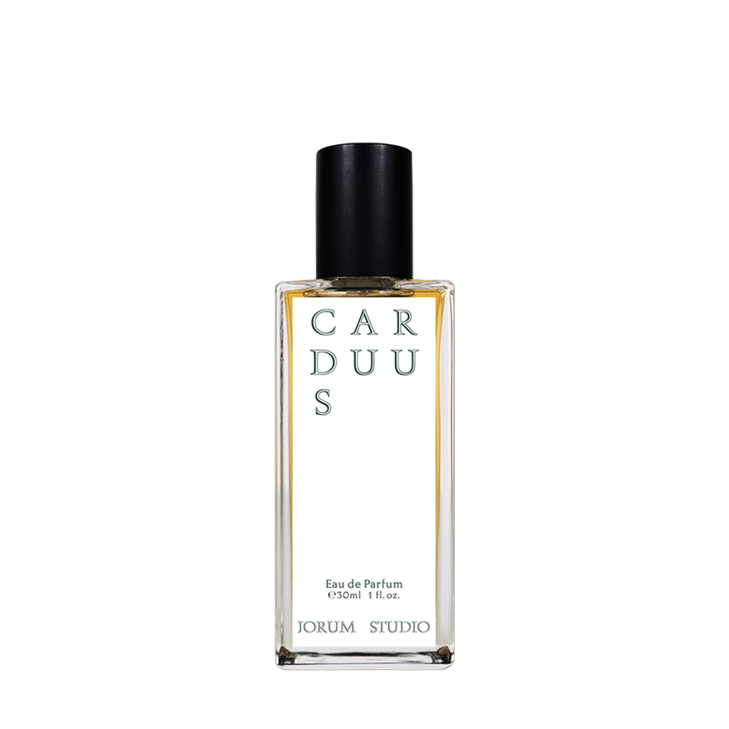 Jorum Studio CARDUUS Eau de Parfum Flakon freigestellt frontal