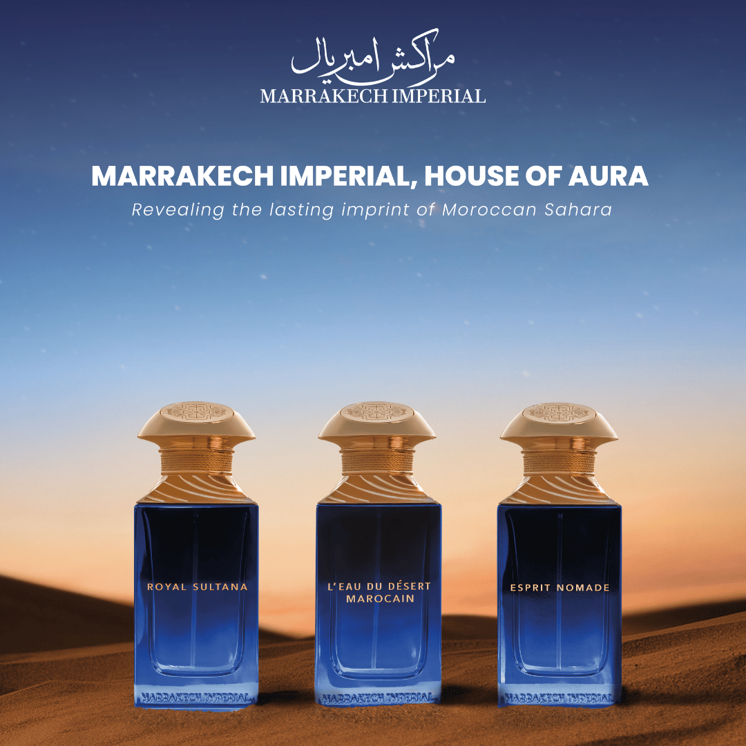 Esprit Nomade Marrakech Imperial 3 blaue Flakons mit Royal Sultana bei scent amor